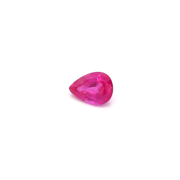 0.39 VI1 Pear-shaped Pinkish Red Ruby