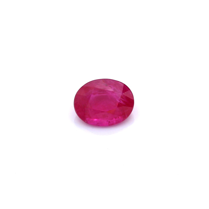 0.93 VI2 Oval Pinkish Red Ruby