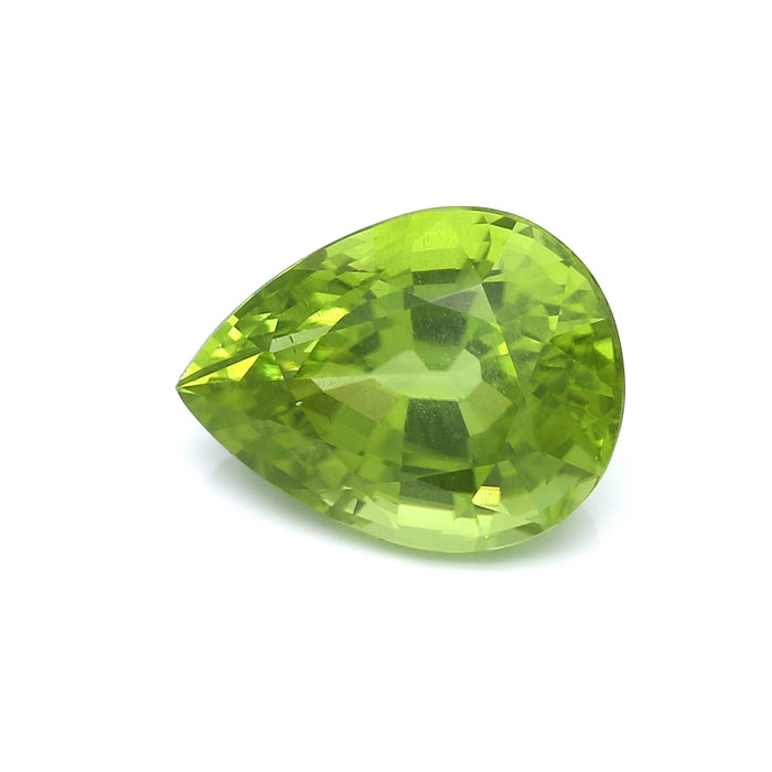 7.3 VI1 Pear-shaped Yellowish Green Peridot