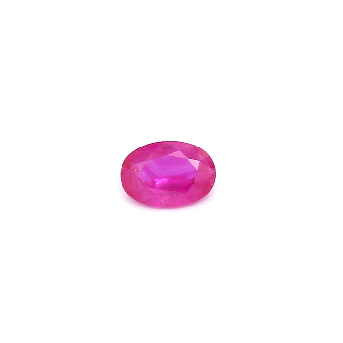 0.49 VI1 Oval Purplish Red Ruby