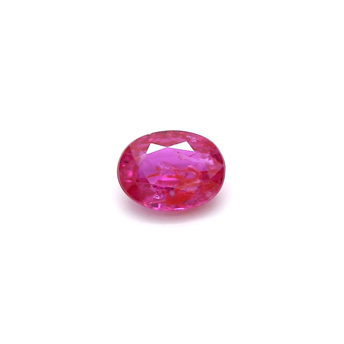 0.25 VI2 Oval Pinkish Red Ruby