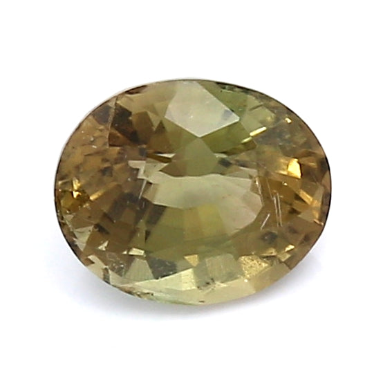 1.12 VI1 Oval Yellowish Green Tourmaline