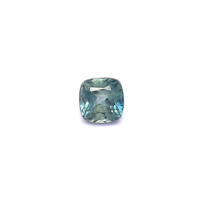 0.61 VI1 Cushion Greenish Blue Sapphire