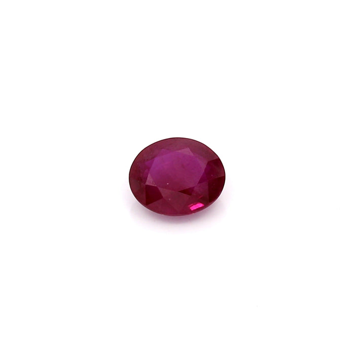 0.81 VI2 Oval Purplish Red Ruby