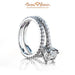 18K White Gold