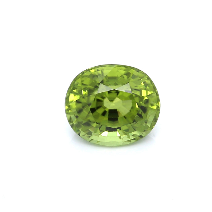 3.76 EC1 Oval Yellowish Green Peridot