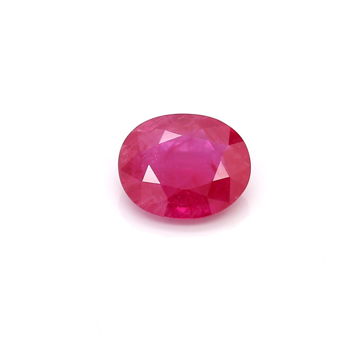 1.66 VI2 Oval Pinkish Red Ruby