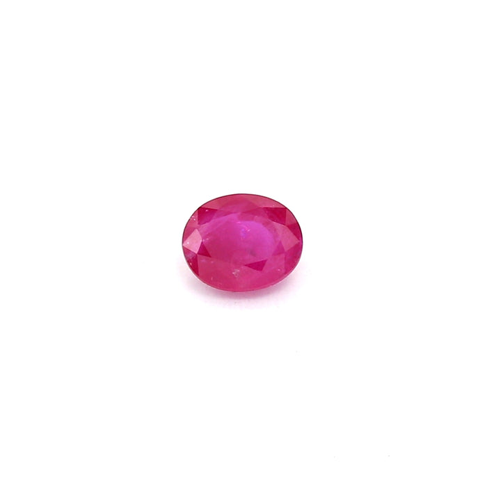 0.4 VI2 Oval Purplish Red Ruby