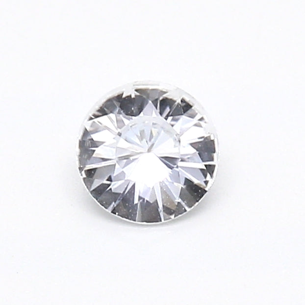 0.49 EC1 Round Colorless Fancy sapphire