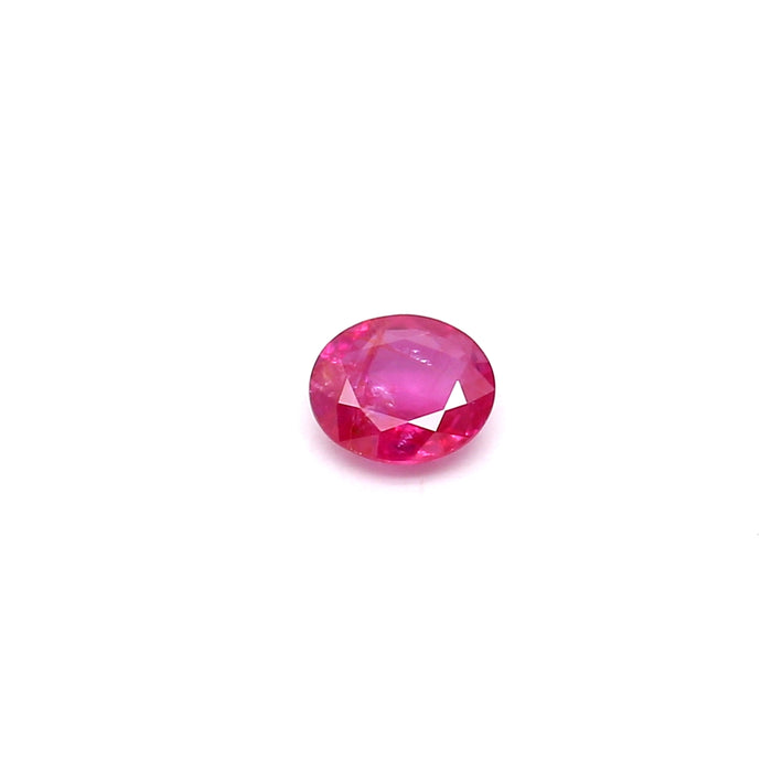 0.5 VI1 Oval Purplish Red Ruby