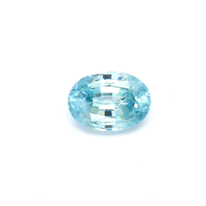 2.44 VI1 Oval Greenish Blue Zircon