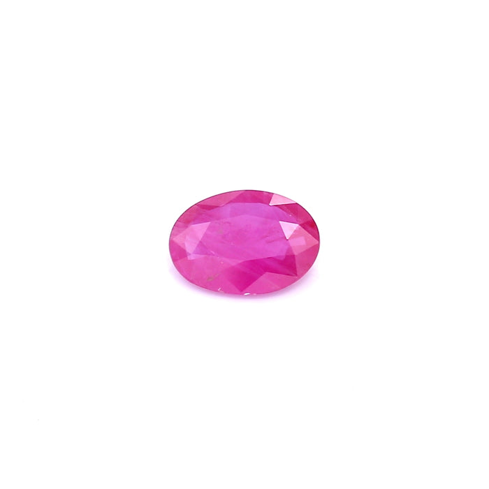 0.5 VI2 Oval Pinkish Red Ruby