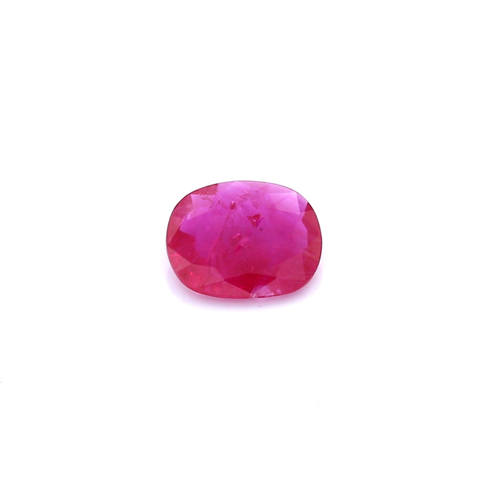 0.65 VI2 Oval Purplish Red Ruby