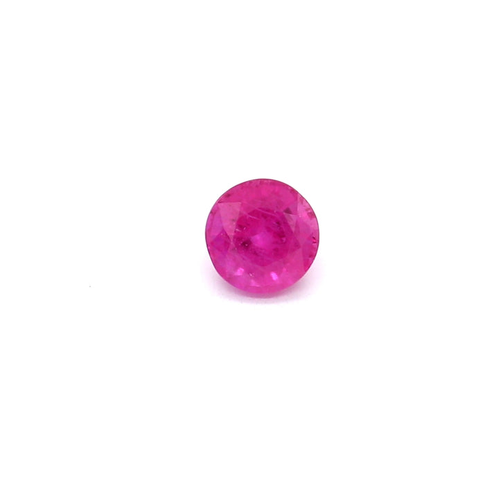 0.52 VI2 Round Pinkish Red Ruby