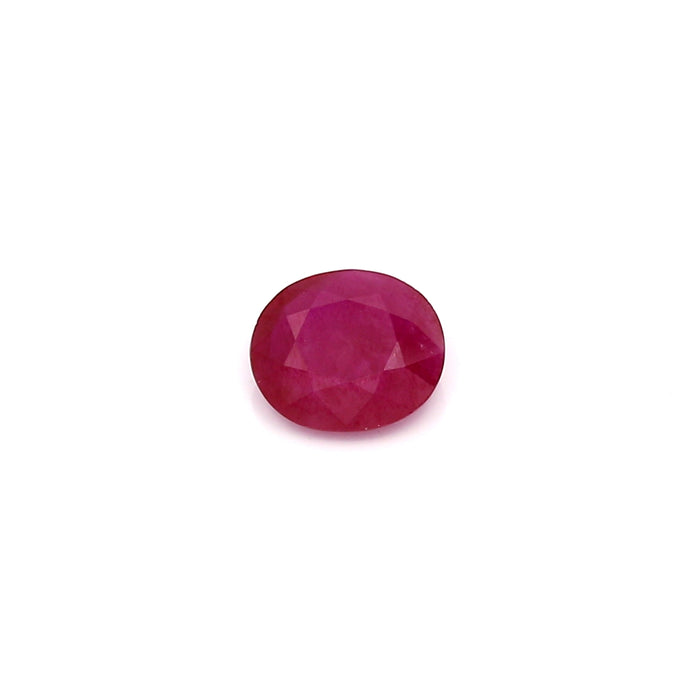 0.73 I2 Oval Pinkish Red Ruby