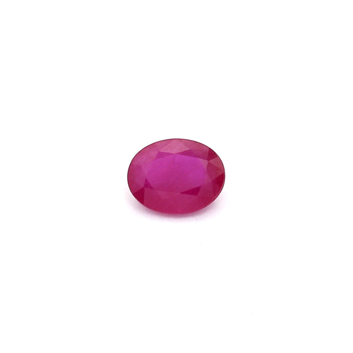 0.64 VI2 Oval Purplish Red Ruby