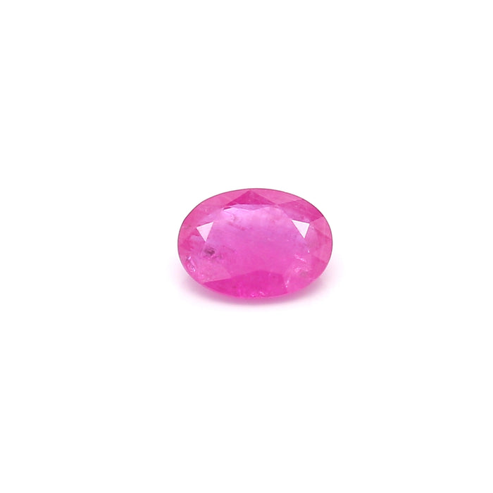 0.79 I1 Oval Pinkish Red Ruby