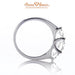 18K White Gold