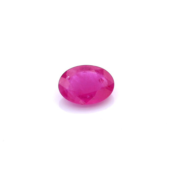 0.9 VI2 Oval Pinkish Red Ruby