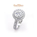 18K White Gold