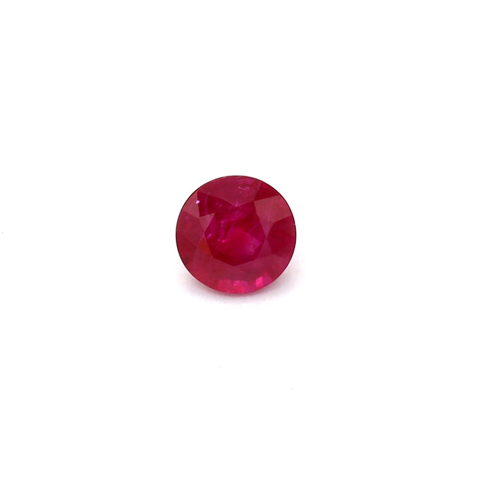 0.78 VI2 Round Purplish Red Ruby