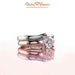 18K White Gold