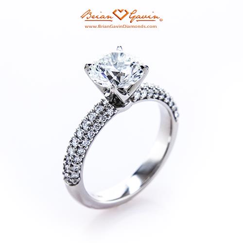 18K White Gold