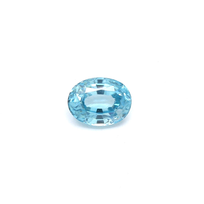 1.25 EC1 Oval Blue Zircon