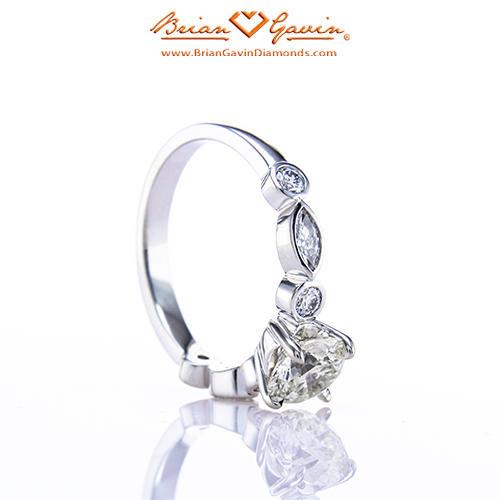 18K White Gold