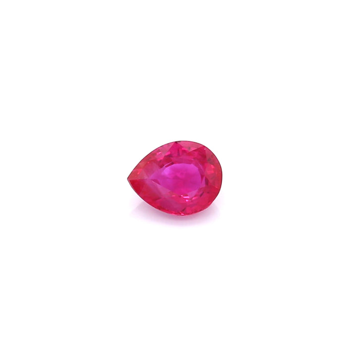 0.64 VI1 Pear-shaped Pinkish Red Ruby