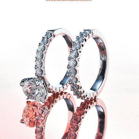 18K White Gold
