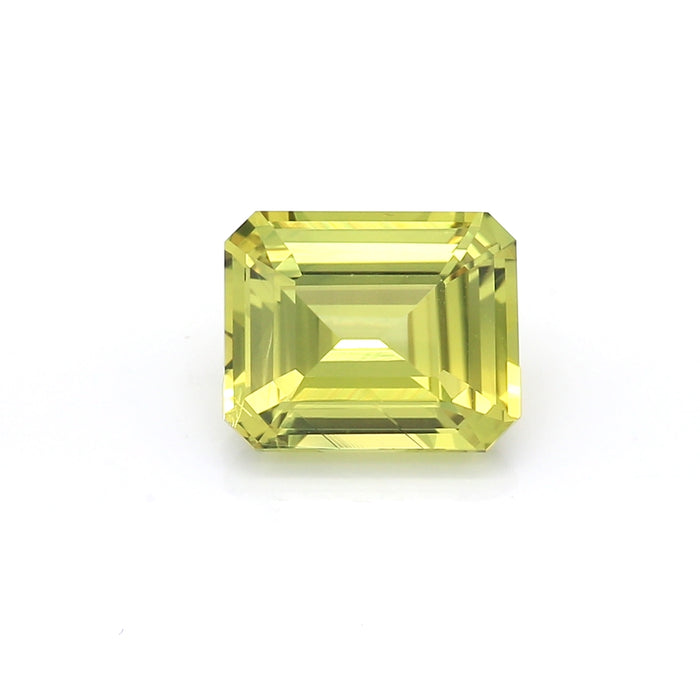 3.32 VI1 Octagon Greenish Yellow Fancy sapphire