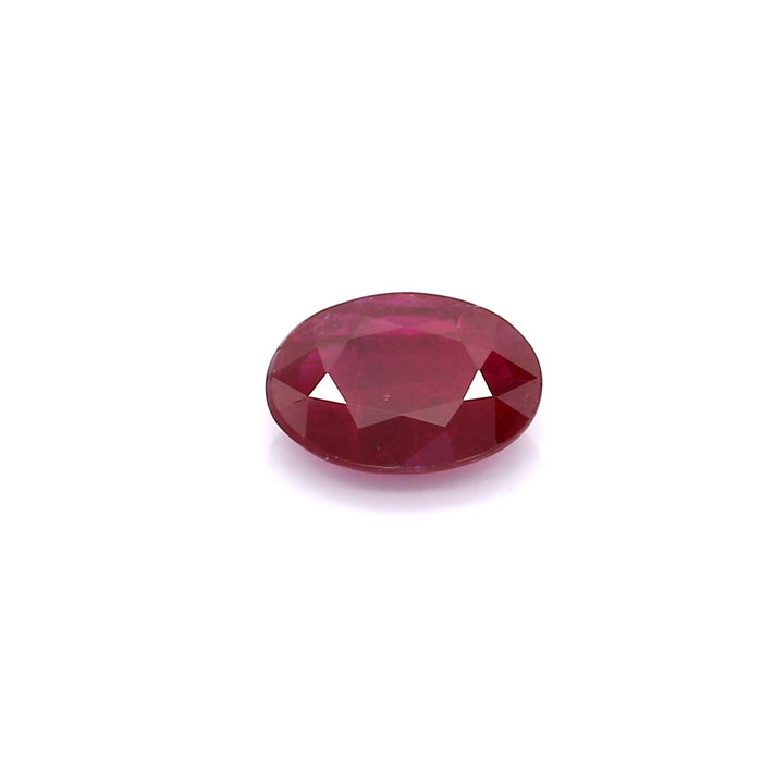 1.11 VI2 Oval Purplish Red Ruby