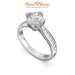 18K White Gold