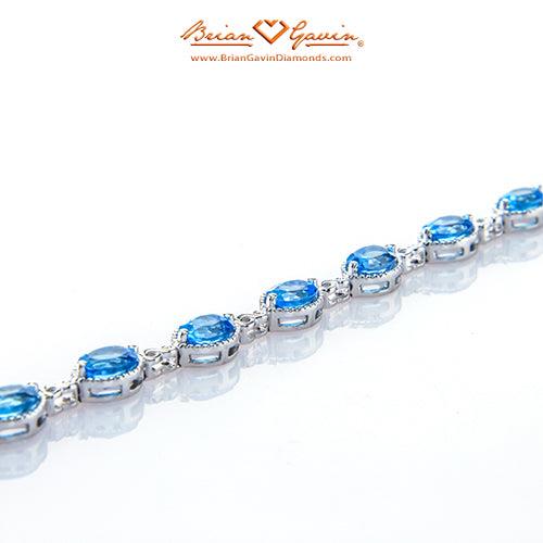 Oval Blue Topaz