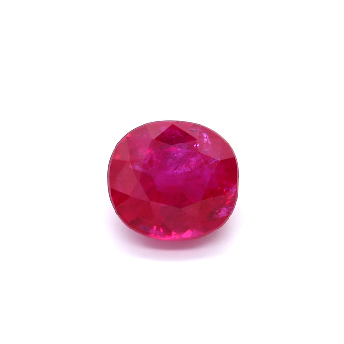 0.9 VI2 Oval Red Ruby