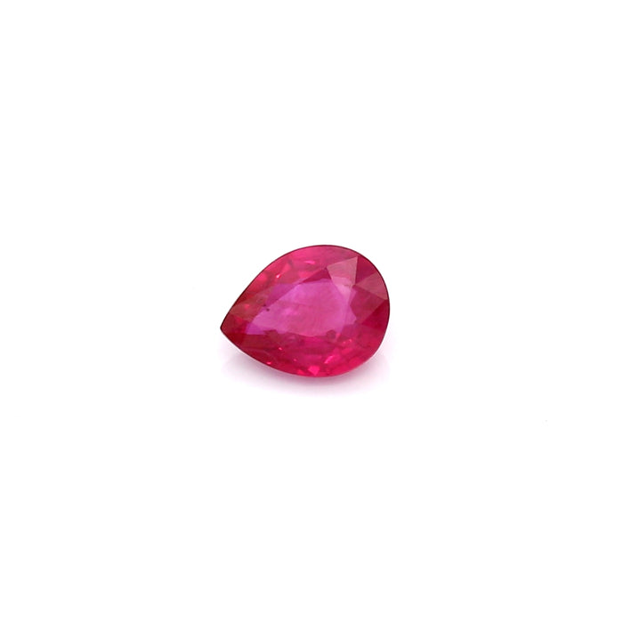 0.6 VI1 Pear-shaped Pinkish Red Ruby