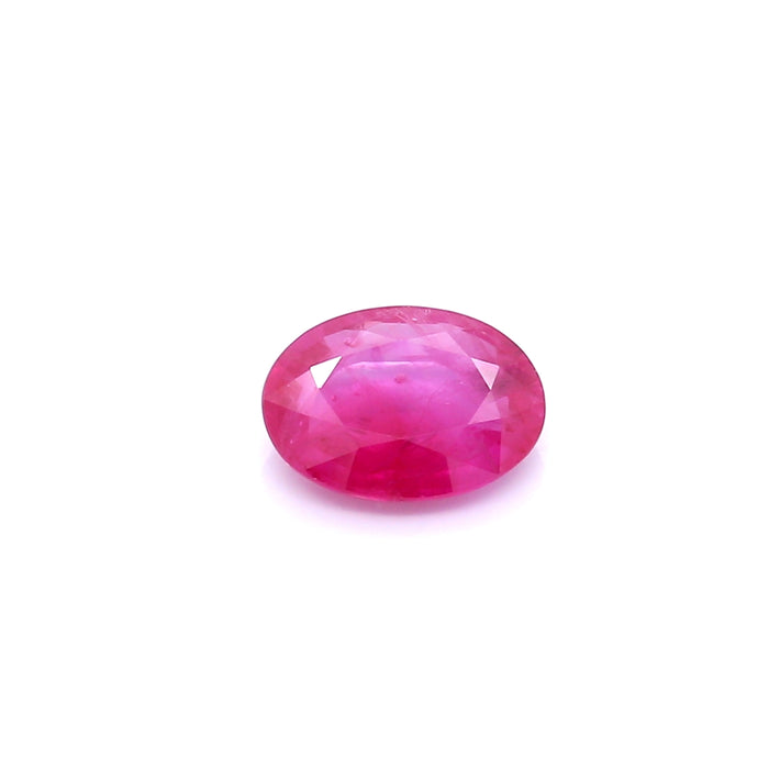 1.23 VI2 Oval Pinkish Red Ruby