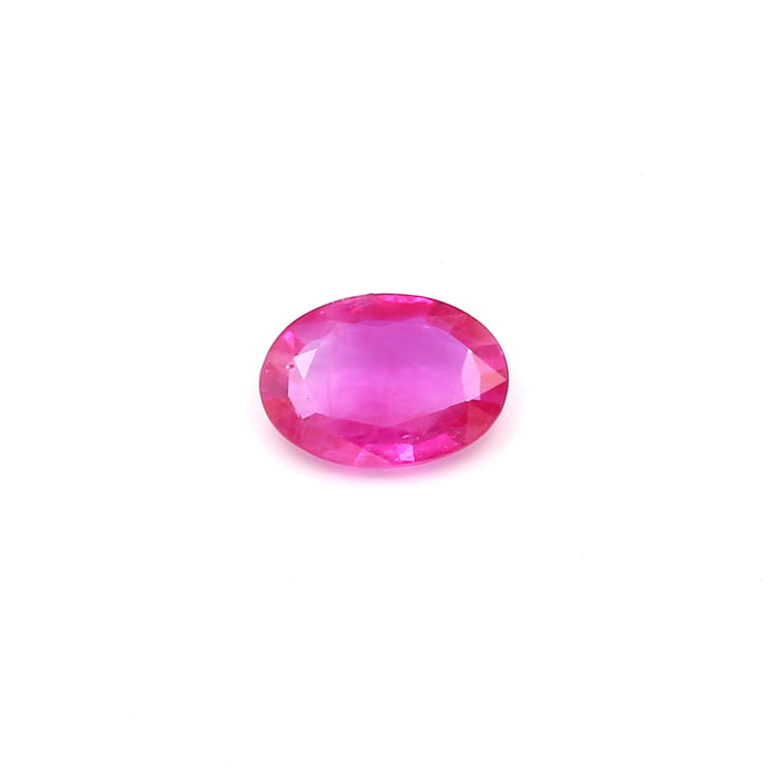 0.61 VI2 Oval Pinkish Red Ruby