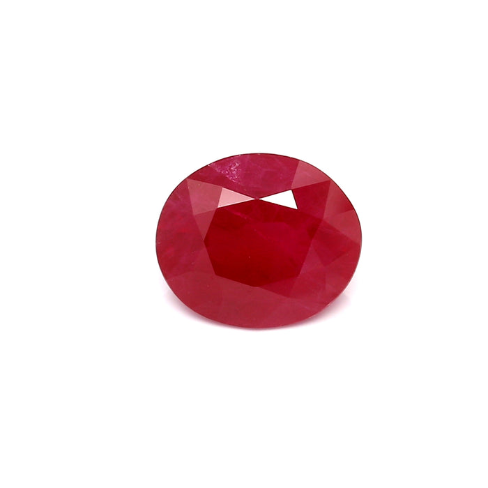 3.48 VI2 Oval Red Ruby
