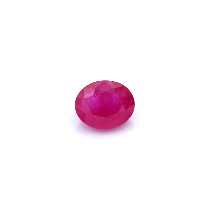 0.78 VI2 Oval Pinkish Red Ruby