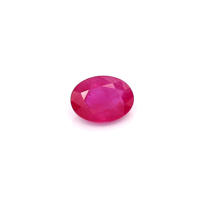 0.88 VI2 Oval Pinkish Red Ruby