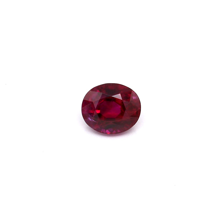 0.91 VI1 Oval Purplish Red Ruby