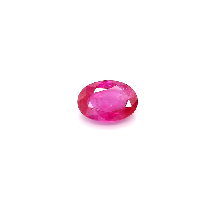 0.7 VI2 Oval Pinkish Red Ruby