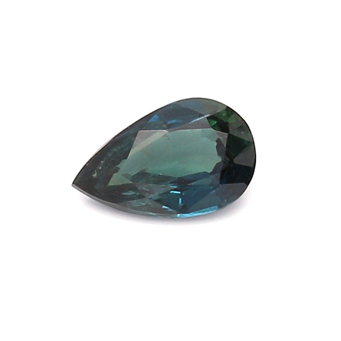 0.75 VI1 Pear-shaped Greenish Blue Sapphire