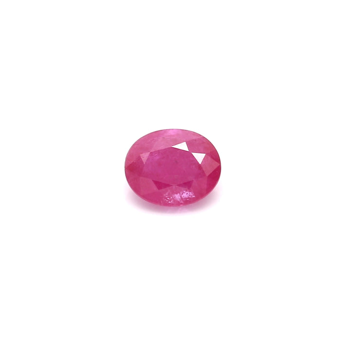 0.74 I2 Oval Pinkish Red Ruby