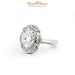 18K White Gold