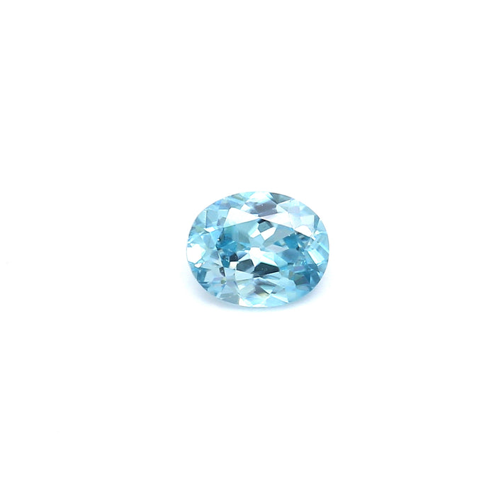 0.86 VI1 Oval Blue Zircon