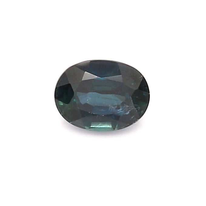 0.63 VI1 Oval Greenish Blue Sapphire