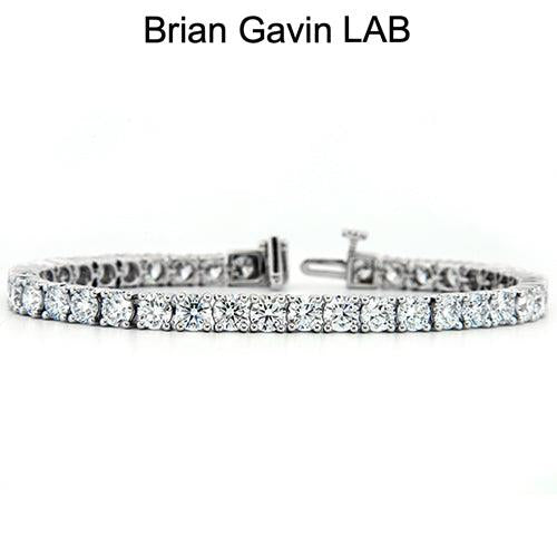 10ct Lab Grown Diamond Four Prong Bracelet